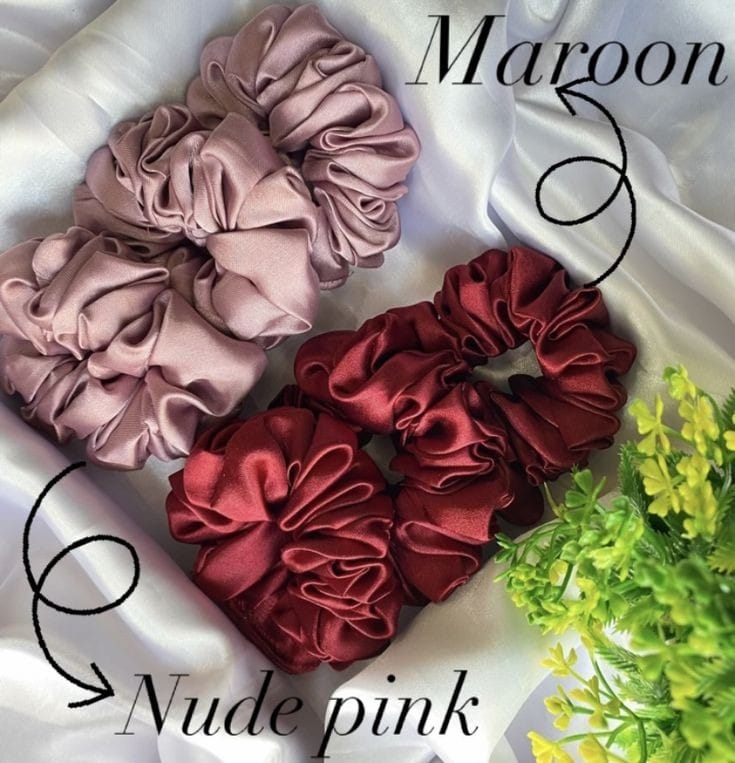 CONTRAST COLOUR SCRUNCHIES COMBO
