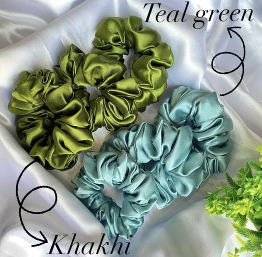 CONTRAST COLOUR SCRUNCHIES COMBO
